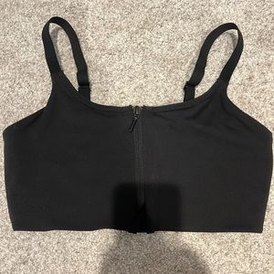 Athleta zip front bra